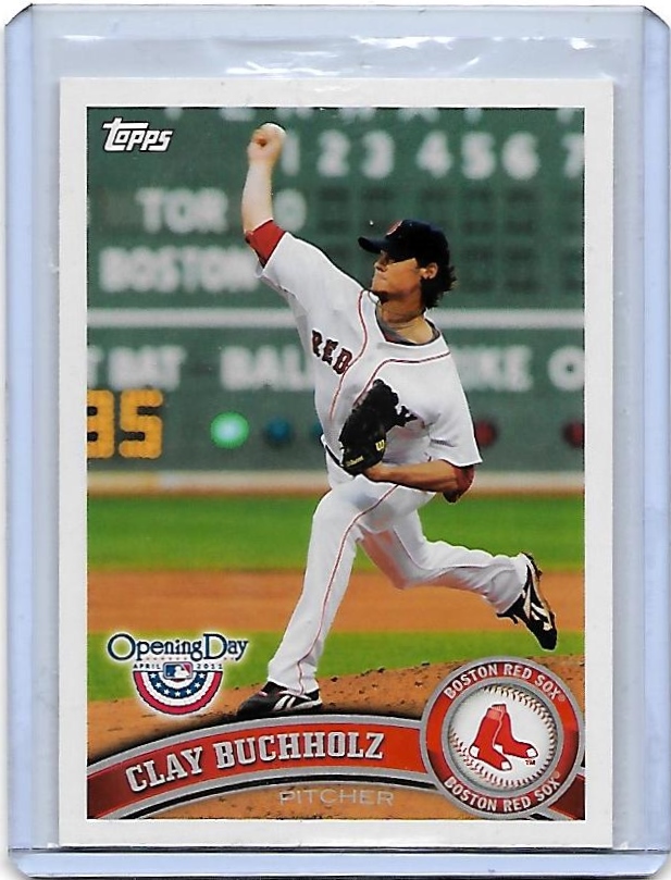 2011 Topps Opening Day Clay Buchholz  Card #99 - Boston Red Sox